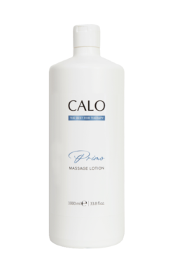 Produktbild Calo Primo Massage Lotion Etikett
